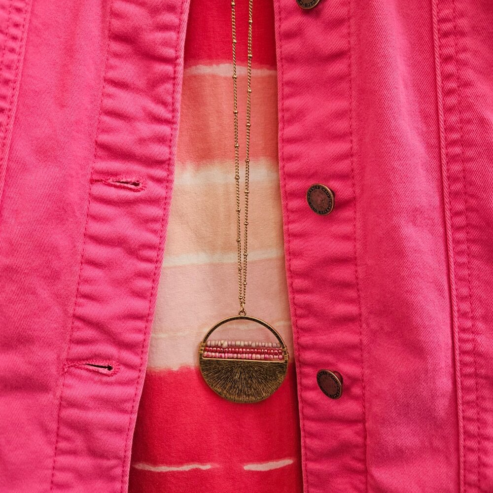 TALBOTS Pink Tee Sp - Picture 10 of 10